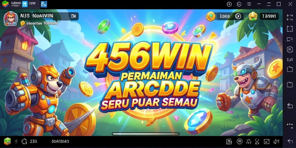 Tampilan seru gameplay <strong>456WIN</strong> dengan aksi Arcade intens.