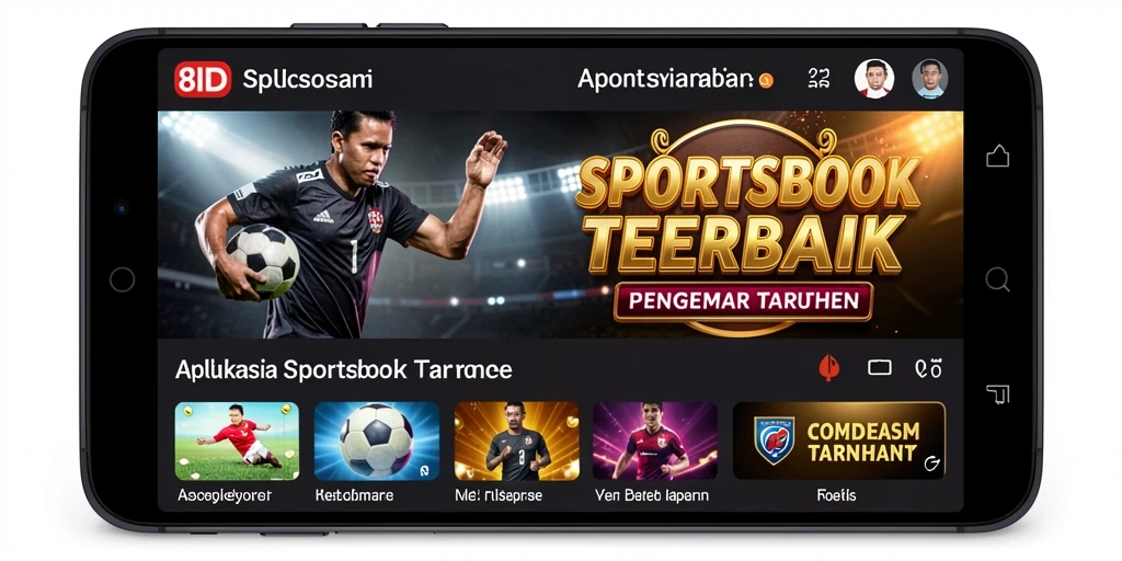 Tampilan gameplay Sportsbook yang menarik dan interaktif di 8ID.