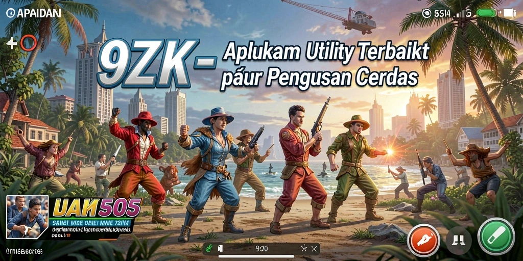 Tampilan utama aplikasi 9ZK dengan fitur pengingat dan manajemen tugas.