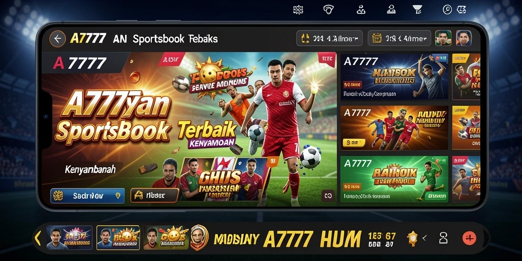 Tampilan utama A7777 dengan gameplay yang menarik dan mudah dinavigasi.