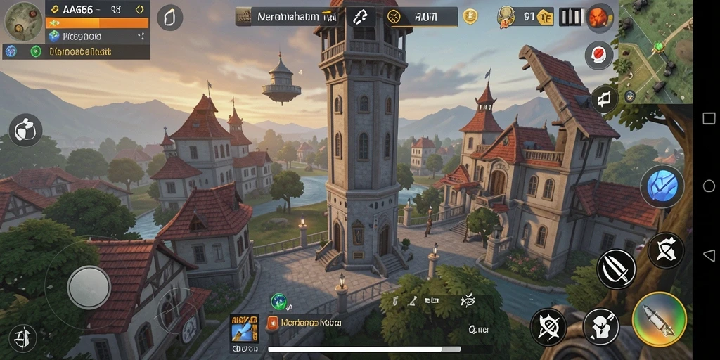 Gameplay menara pertahanan yang intens dan menegangkan dari AA666.
