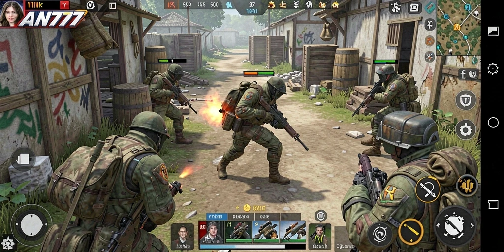 Tampilan gameplay AN777 yang menarik dengan mekanisme strategi yang mendalam.