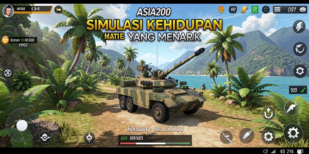 Screenshot ASIA200 menampilkan gameplay yang seru dan grafis yang menarik.