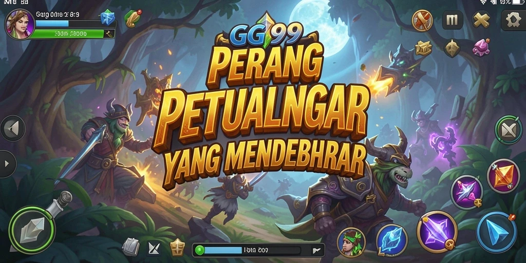 Tampilan gameplay GG99 yang menegangkan dan mendebarkan.
