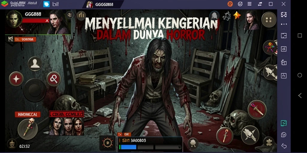 Gameplay mencekam dalam GGG888 yang menyuguhkan kengerian.