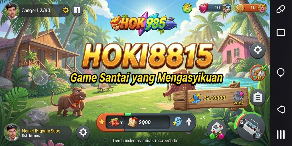 Tampilan menarik dari gameplay HOKI8815 yang penuh warna.