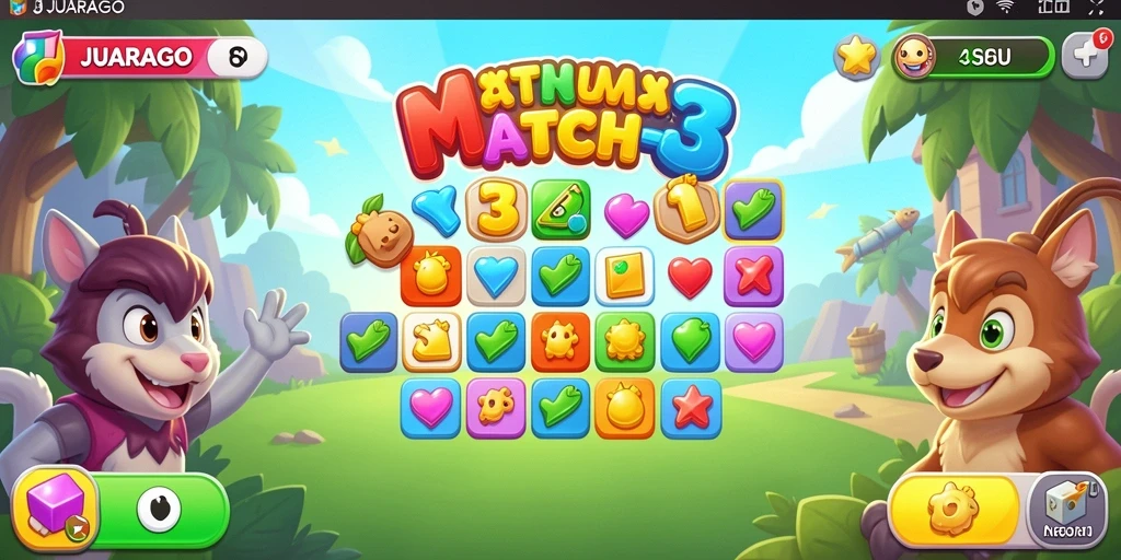 Tampilan seru gameplay JUARAGO yang menarik.