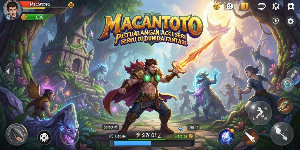 Tampilan gameplay seru dari MACANTOTO yang memukau.