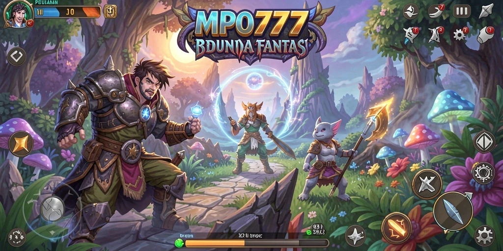 Tampilan gameplay seru dalam dunia petualangan MPO777.