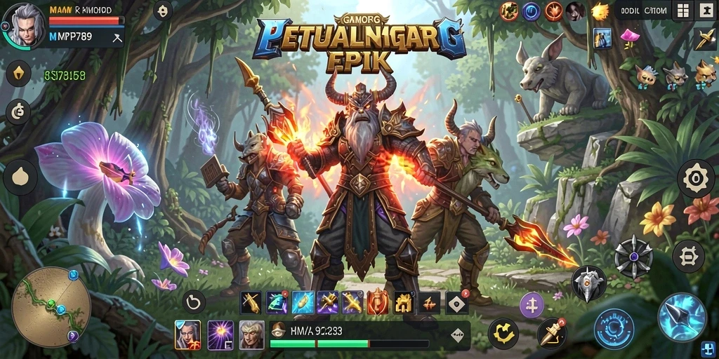 Tampilan gameplay MVP789 saat petualangan epik di dunia fantasi.