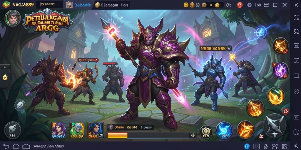 Tampilan gameplay NAGA889 yang penuh aksi dan petualangan seru.
