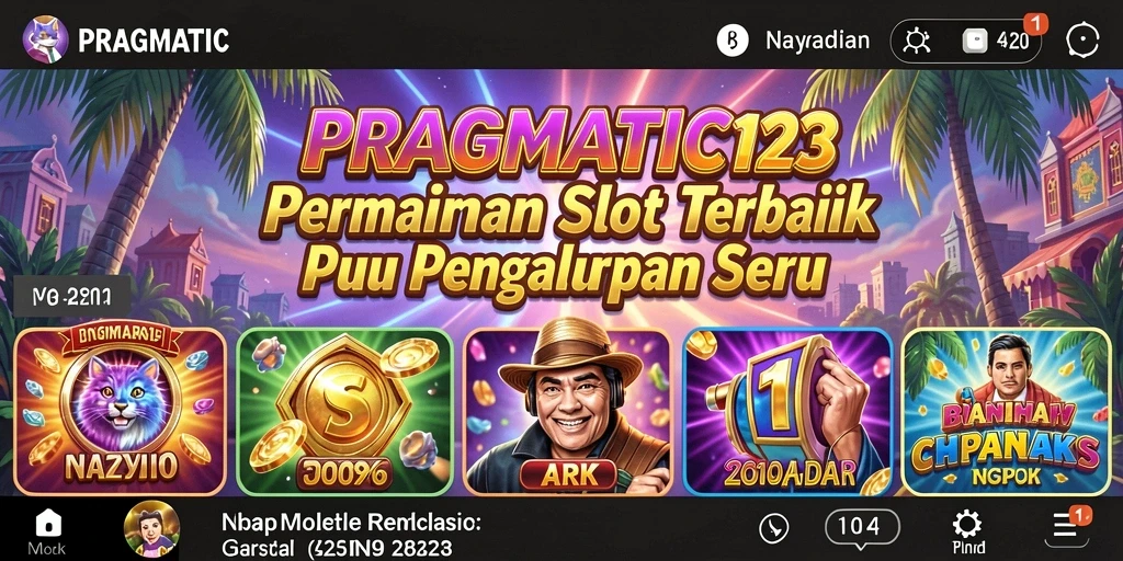 Screenshot gameplay PRAGMATIC123 menampilkan momen seru saat berputar Slot.