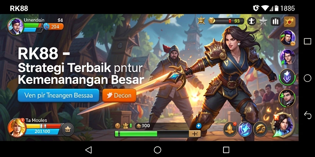 Tampilan gameplay RK88 yang menampilkan pertempuran strategis yang menegangkan.