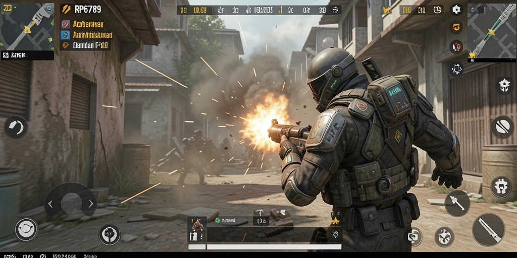 Tampilan layar gameplay menegangkan dari RP6789.