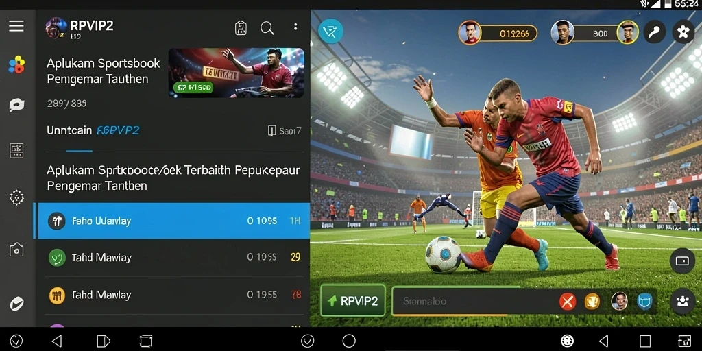 Tampilan gameplay RPVIP2 yang menarik dan interaktif untuk taruhan olahraga.