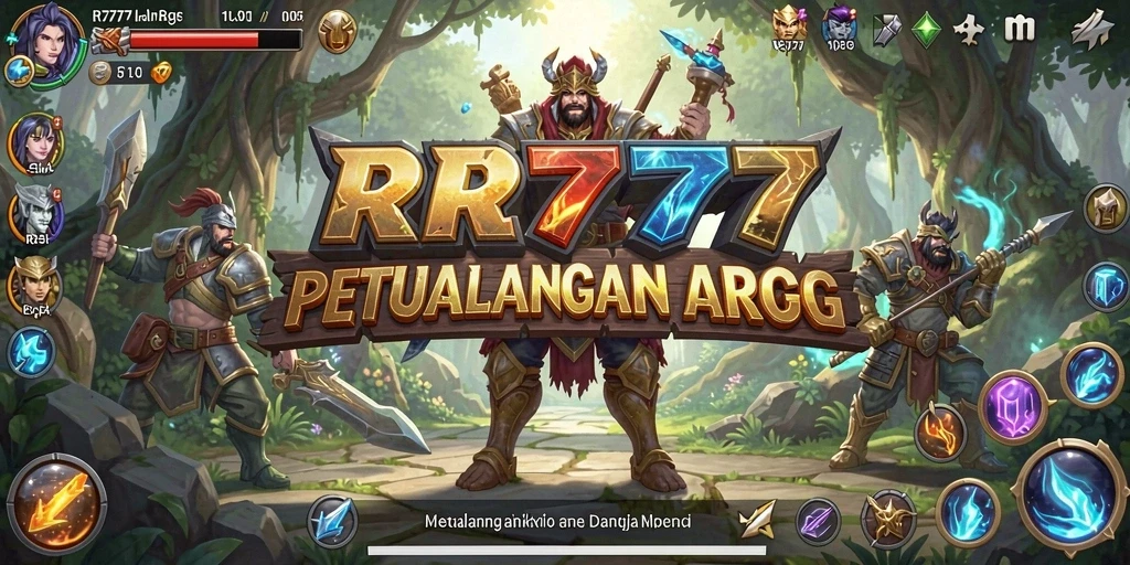 Tampilan gameplay <strong>RR777</strong> dengan aksi petualangan yang seru.