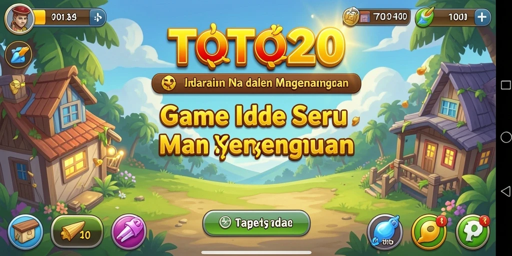 Tangkapan layar menunjukkan gameplay TOTO20 yang menarik dan santai.