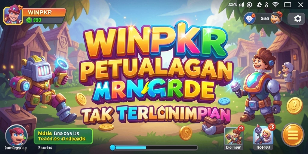 Tampilkan gameplay seru dari WINPKR yang penuh aksi arcade.