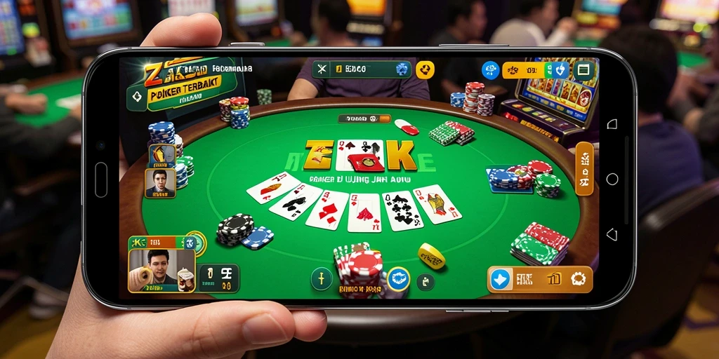 Tampilan gameplay poker ZK3 yang menarik dan interaktif.